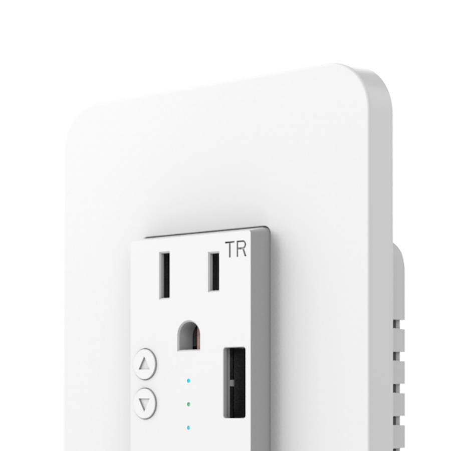 Image 713729_ALTMORE1.jpg, Product 713-729 / Price $39.99, Nexxt Smart Home Wi-Fi Wall Power Outlet with 1 USB-A Port from Nexxt on TSC.ca's Electronics department