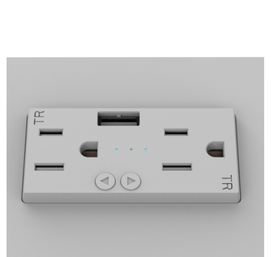 Image 713729_ALTMORE3.jpg, Product 713-729 / Price $39.99, Nexxt Smart Home Wi-Fi Wall Power Outlet with 1 USB-A Port from Nexxt on TSC.ca's Electronics department