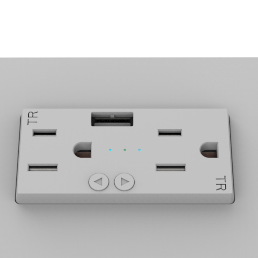 Image 713729_ALTMORE3.jpg, Product 713-729 / Price $39.99, Nexxt Smart Home Wi-Fi Wall Power Outlet with 1 USB-A Port from Nexxt on TSC.ca's Electronics department