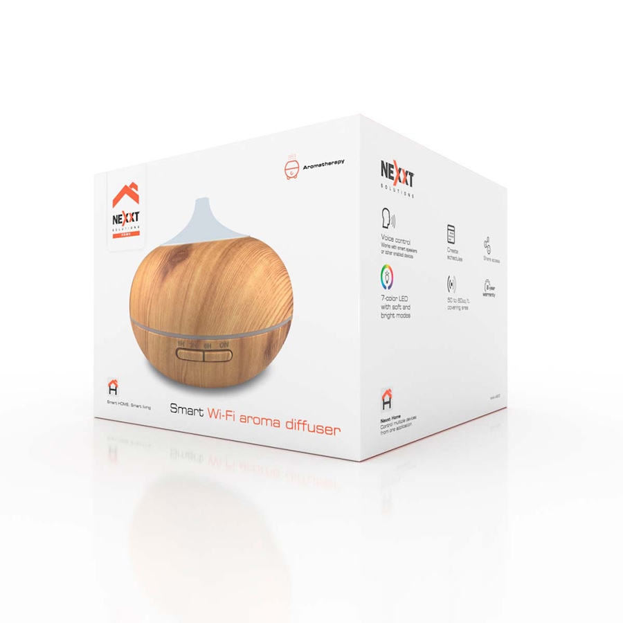 Image 713731_ALTMORE5.jpg, Product 713-731 / Price $59.99, Nexxt Smart Home Wi-Fi Aroma Diffuser 7 Different LED Colours from Nexxt on TSC.ca's Home & Garden department