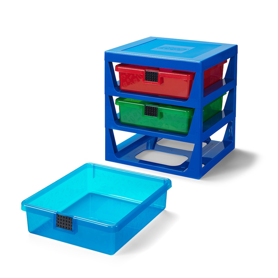 Image 713750_ALTMORE2.jpg, Product 713-750 / Price $79.99, LEGO 3-Drawer Rack (Transparent Red) from Lego on TSC.ca's Toys & Hobbies department
