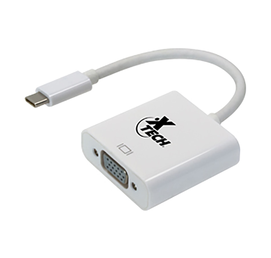 Image 713785.jpg, Product 713-785 / Price $39.99, Xtech Adapter VGA USB-C White on TSC.ca's Electronics department