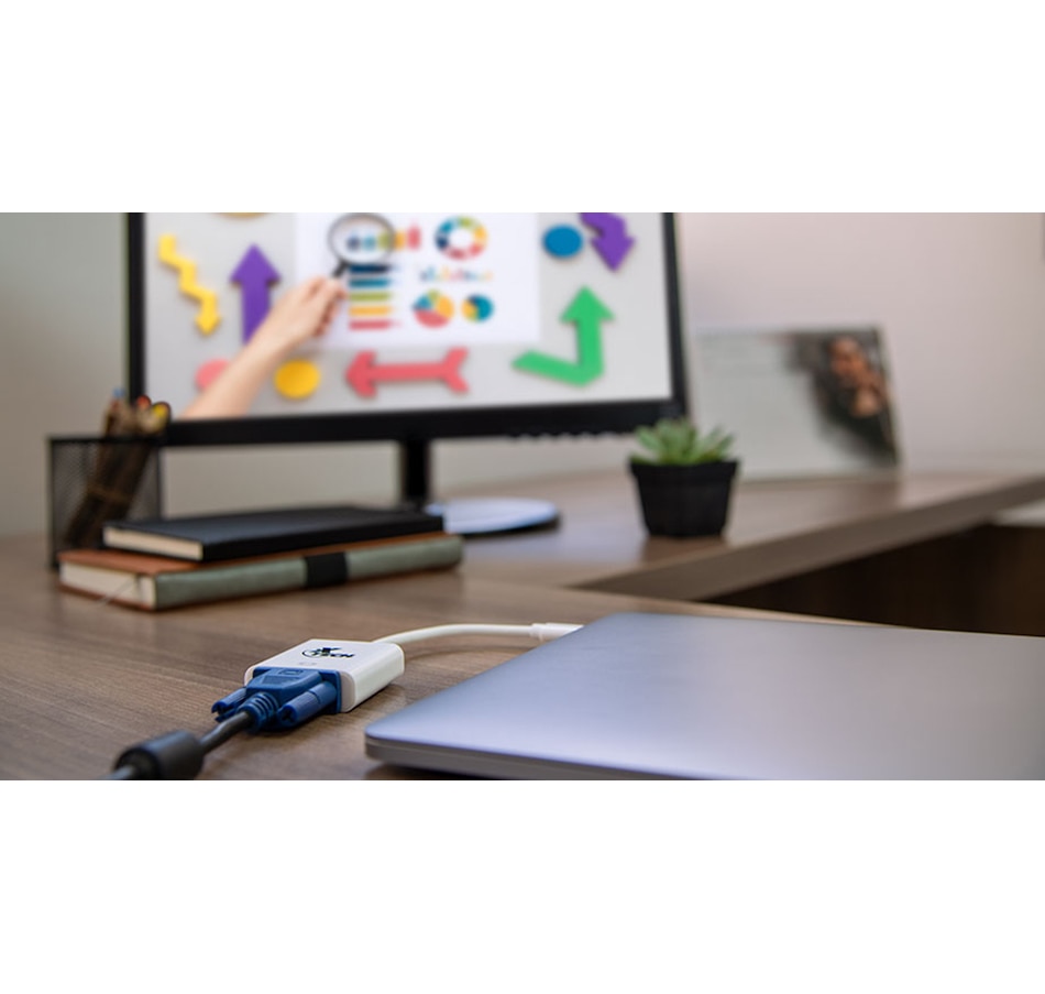 Image 713785_ALTMORE1.jpg, Product 713-785 / Price $39.99, Xtech Adapter VGA USB-C White on TSC.ca's Electronics department