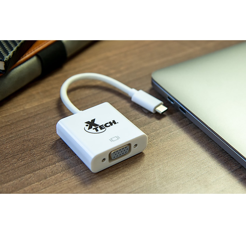 Image 713785_ALTMORE2.jpg, Product 713-785 / Price $39.99, Xtech Adapter VGA USB-C White on TSC.ca's Electronics department