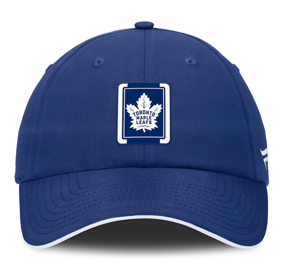 Image 713823_ALTMORE1.jpg, Product 713-823 / Price $54.99, Men's Toronto Maple Leafs Fanatics Blue Authentic Pro Rink Pinnacle Adjustable Hat from Fanatics on TSC.ca's Sports department