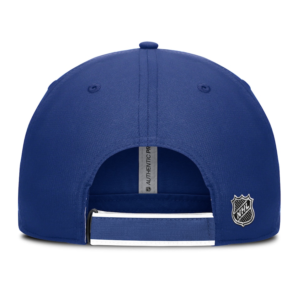 Image 713823_ALTMORE3.jpg, Product 713-823 / Price $54.99, Men's Toronto Maple Leafs Fanatics Blue Authentic Pro Rink Pinnacle Adjustable Hat from Fanatics on TSC.ca's Sports department
