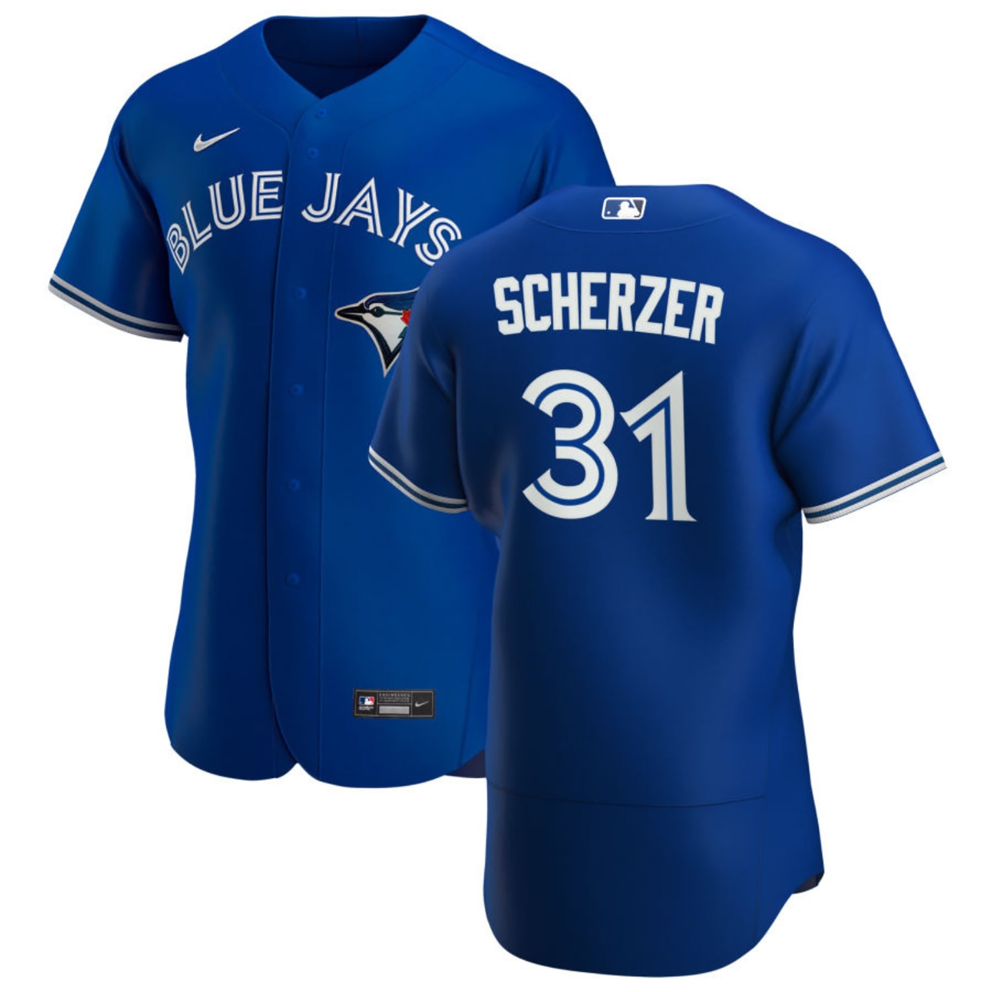Men's Toronto Blue Jays Max Scherzer MLB Player Jersey (royal blue