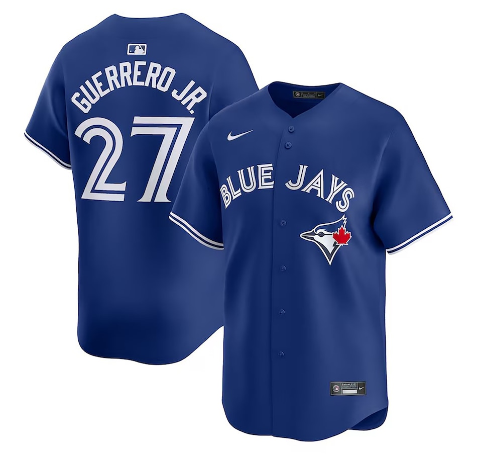 Image 713840.jpg, Product 713-840 / Price $249.99, Men's Toronto Blue Jays Vladimir Guerrero Jr. MLB Player Jersey (royal blue) from Fanatics on TSC.ca's Health & Fitness department