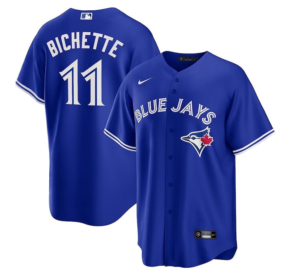Image 713852.jpg, Product 713-852 / Price $249.99, Men's Toronto Blue Jays Bo Bichette MLB Player Jersey (royal blue) from Fanatics on TSC.ca's Health & Fitness department