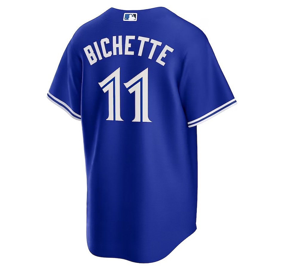Image 713852_ALTMORE2.jpg, Product 713-852 / Price $249.99, Men's Toronto Blue Jays Bo Bichette MLB Player Jersey (royal blue) from Fanatics on TSC.ca's Health & Fitness department