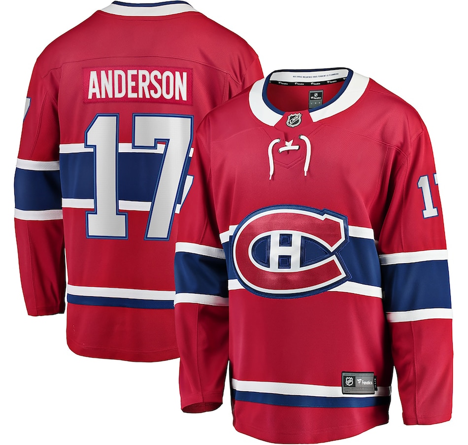 Image 713877.jpg, Product 713-877 / Price $279.99, Josh Anderson Montreal Canadiens Fanatics Breakaway Home Jersey from Fanatics on TSC.ca's Sports department