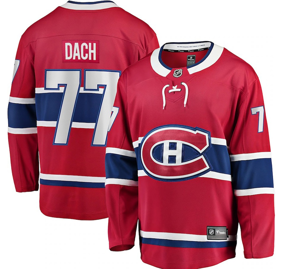Image 713878.jpg, Product 713-878 / Price $279.99, Kirby Dach Montreal Canadiens Fanatics Breakaway Home Jersey from Fanatics on TSC.ca's Sports department