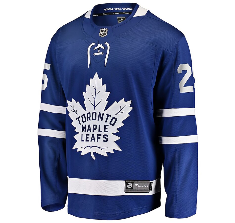 Image 713885_ALTMORE1.jpg, Product 713-885 / Price $279.99, Brandon Carlo Toronto Maple Leafs NHL Fanatics Breakaway Home Jersey from Fanatics on TSC.ca's Sports department