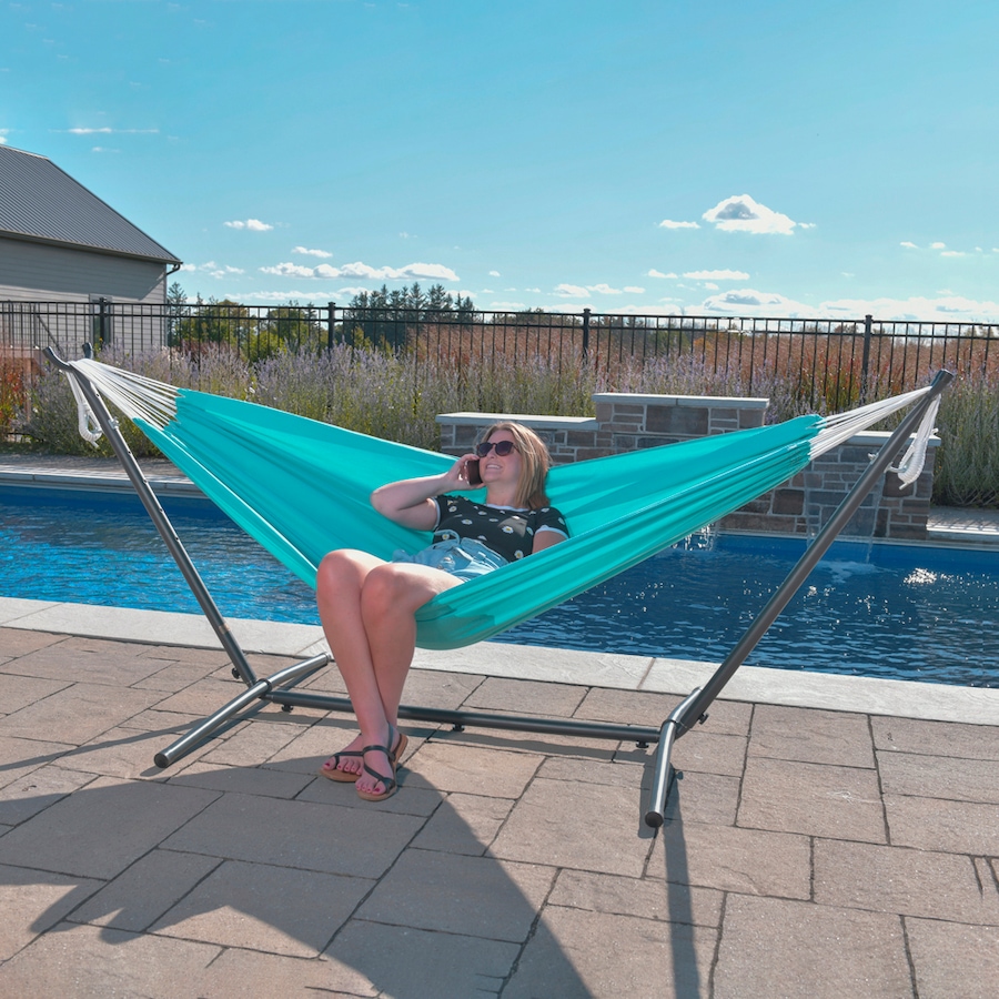 Image 713924_ALTMORE1.jpg, Product 713-924 / Price $286.99, Vivere Sunbrella Hammock Combo (9') from Vivere on TSC.ca's Home & Garden department