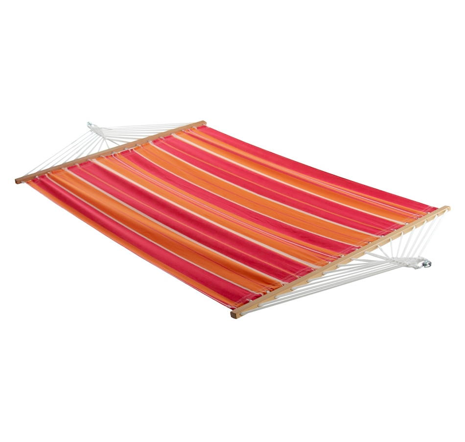 Image 713925_MIM.jpg, Product 713-925 / Price $114.99, Vivere Cotton Spreader Bar Hammock (double) from Vivere on TSC.ca's Home & Garden department