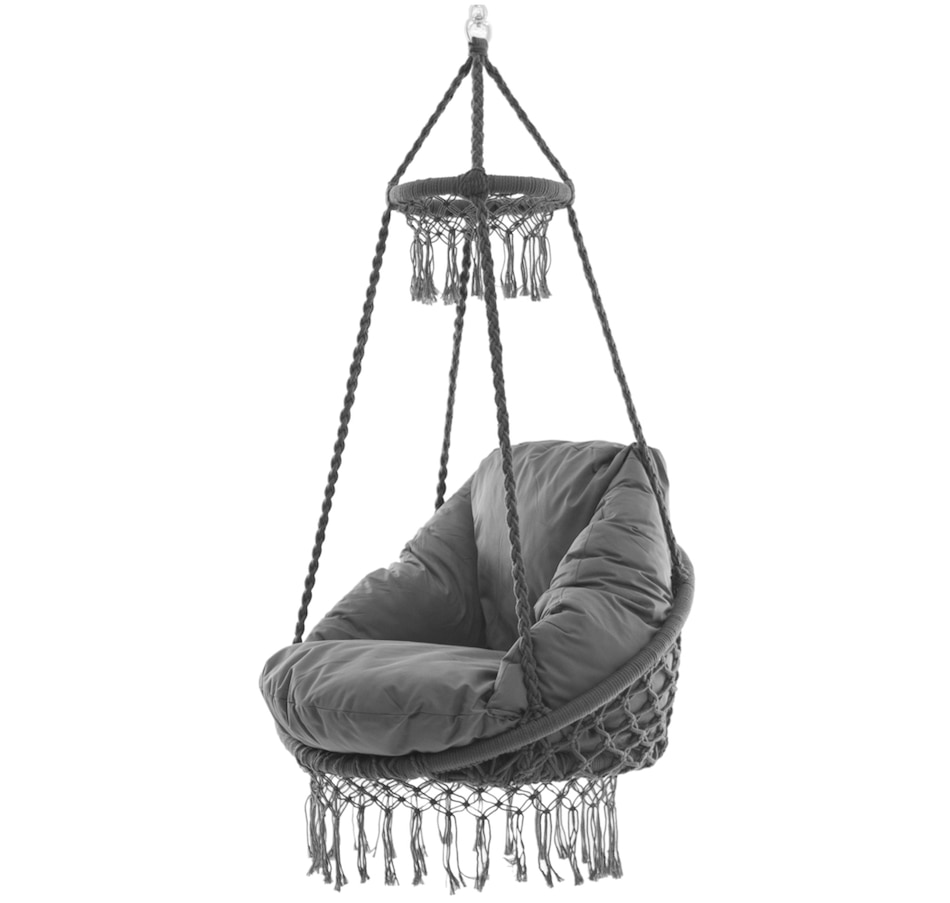 Image 713931_FOGY.jpg, Product 713-931 / Price $176.99, Vivere Macrame Hanging Chair from Vivere on TSC.ca's Home & Garden department