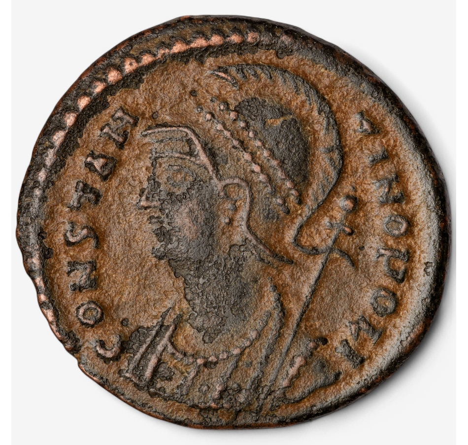 Image 713937_ALTMORE1.jpg, Product 713-937 / Price $69.95, Constantinople Commemorative Ancient Roman Bronze Coin, 330–335 CE, Mid-Grade Above Average Condition from Canadian Coin & Currency on TSC.ca's Coins department