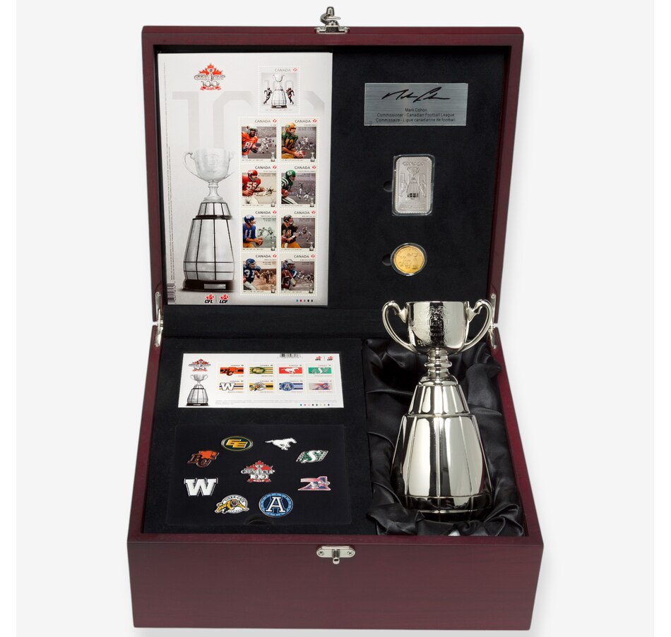 Image 713940_ALTMORE1.jpg, Product 713-940 / Price $225.90, Celebrating Canadian Football RCM and Canada Post Ultimate Fan Issue plus Toronto Argonauts Coin and Stamp Set from Royal Canadian Mint (RCM) on TSC.ca's Coins department