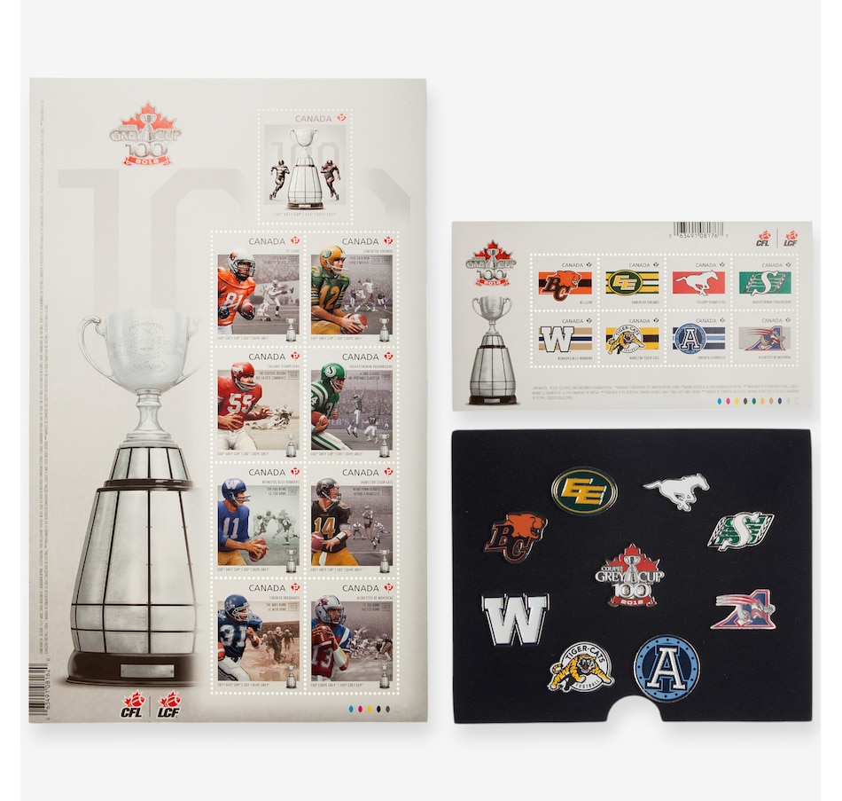 Image 713940_ALTMORE3.jpg, Product 713-940 / Price $225.90, Celebrating Canadian Football RCM and Canada Post Ultimate Fan Issue plus Toronto Argonauts Coin and Stamp Set from Royal Canadian Mint (RCM) on TSC.ca's Coins department