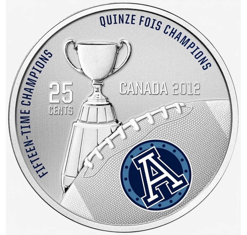 Image 713940_ALTMORE5.jpg, Product 713-940 / Price $225.90, Celebrating Canadian Football RCM and Canada Post Ultimate Fan Issue plus Toronto Argonauts Coin and Stamp Set from Royal Canadian Mint (RCM) on TSC.ca's Coins department