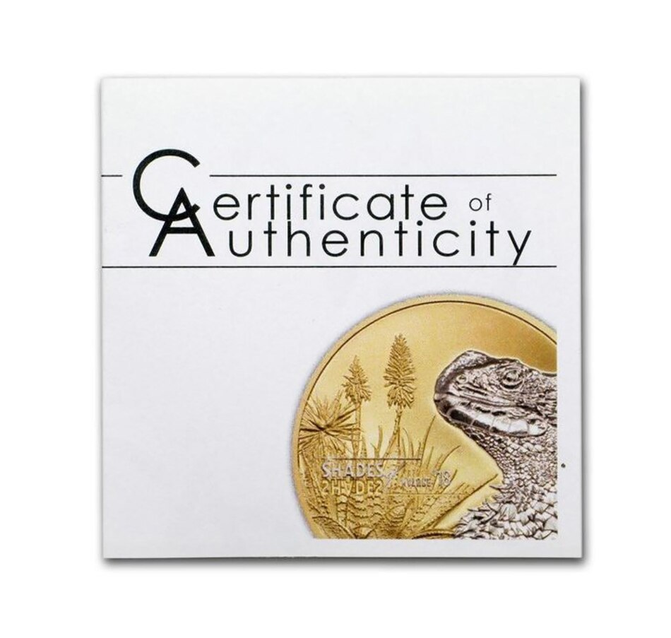 Image 713942_ALTMORE3.jpg, Product 713-942 / Price $99.95, 2018 $5 Shades of Nature Sungazer Lizard Fine Silver Coin from Canadian Coin & Currency on TSC.ca's Coins department