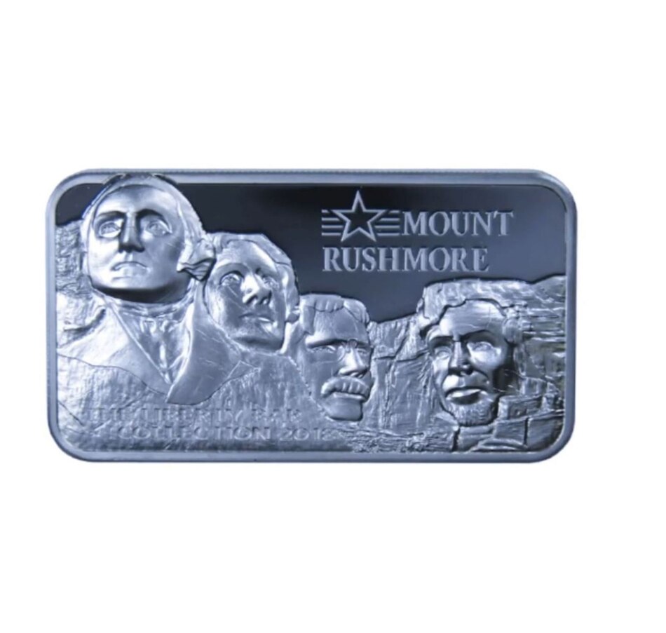 Image 713944.jpg, Product 713-944 / Price $299.95, 2018 $10 Mount Rushmore The Liberty Bar Collection from Canadian Coin & Currency on TSC.ca's Coins department