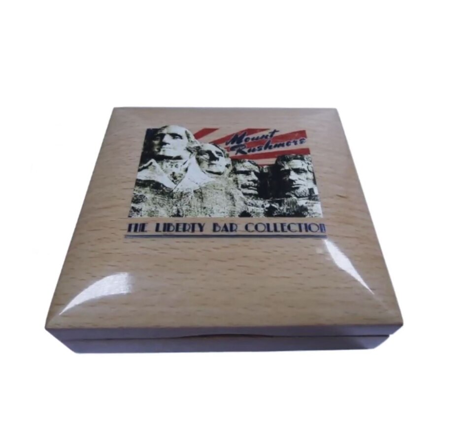 Image 713944_ALTMORE3.jpg, Product 713-944 / Price $299.95, 2018 $10 Mount Rushmore The Liberty Bar Collection from Canadian Coin & Currency on TSC.ca's Coins department