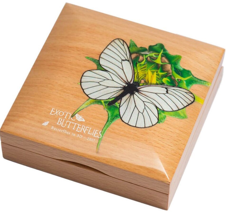 Image 713950_ALTMORE1.jpg, Product 713-950 / Price $129.50, 2017 500 Togrog Exotic Butterflies Silver Coin from Canadian Coin & Currency on TSC.ca's Coins department