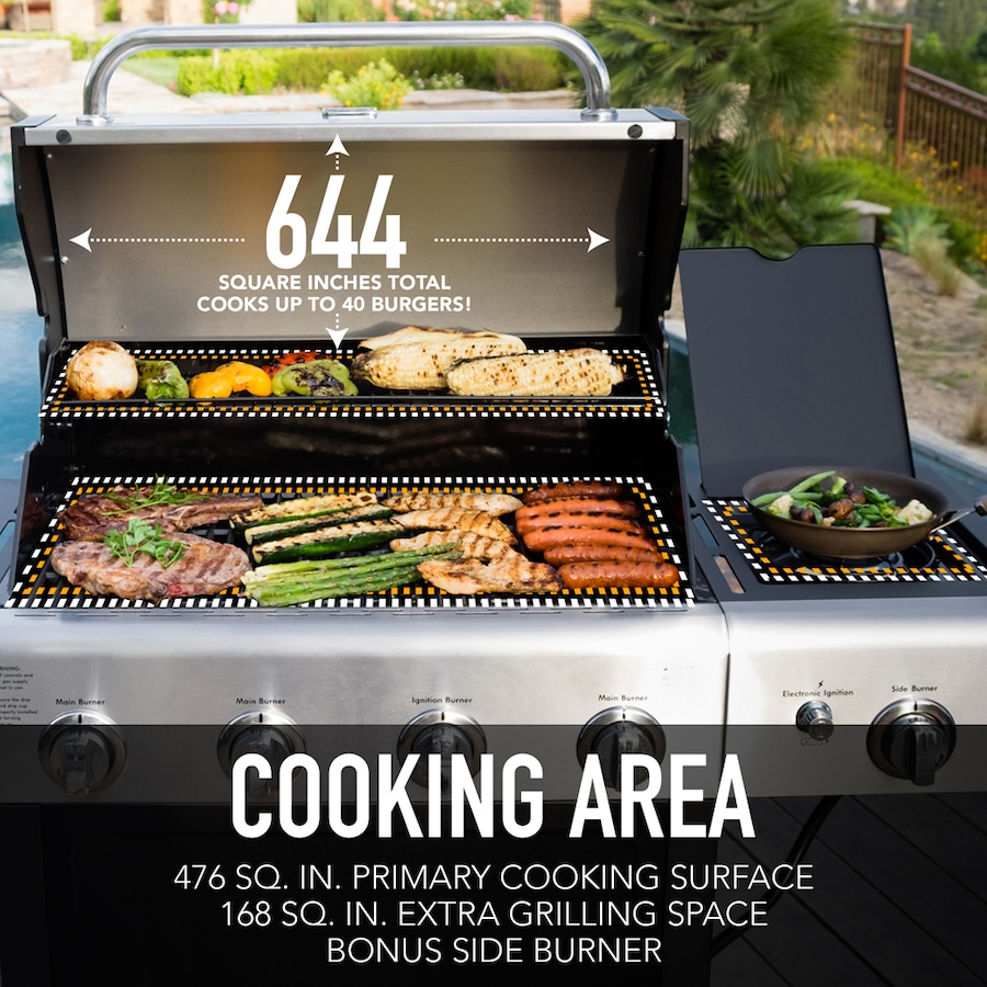 Image 714019_ALTMORE4.jpg, Product 714-019 / Price $702.00, Kenmore 4-Burner Gas Grill Plus Side Burner from Kenmore on TSC.ca's Home & Garden department