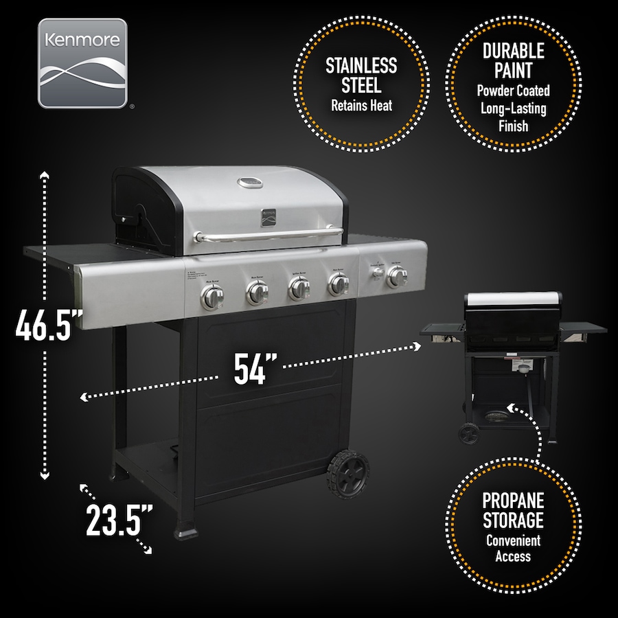 Image 714020_ALTMORE5.jpg, Product 714-020 / Price $629.99, Kenmore 4-Burner Gas Grill from Kenmore on TSC.ca's Home & Garden department