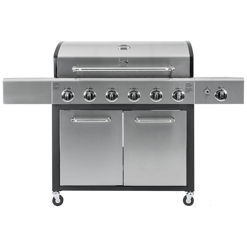 Six burner 2024 gas grill