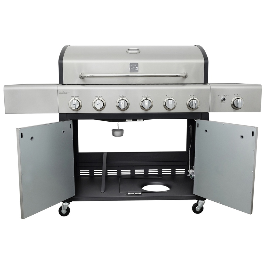 Image 714022_ALTMORE2.jpg, Product 714-022 / Price $999.99, Kenmore 6-Burner Extra Large Propane Grill Plus Side Burner from Kenmore on TSC.ca's Home & Garden department