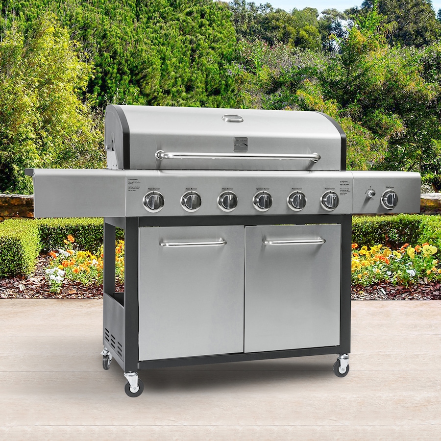 Image 714022_ALTMORE5.jpg, Product 714-022 / Price $999.99, Kenmore 6-Burner Extra Large Propane Grill Plus Side Burner from Kenmore on TSC.ca's Home & Garden department