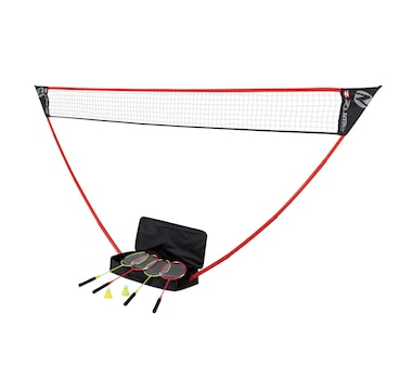 Zume Games Portable Badminton Set with Freestanding Base