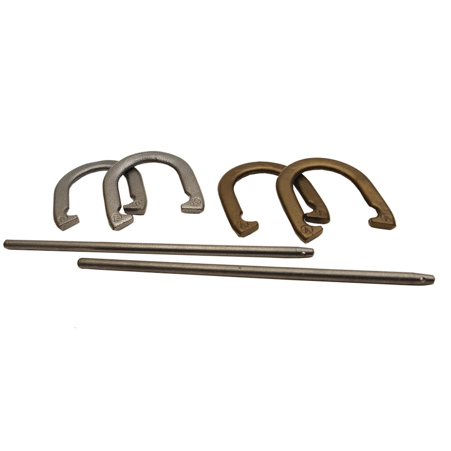 Image 714034_ALTMORE2.jpg, Product 714-034 / Price $69.99, Triumph Steel Horseshoe Set - Includes 4 Steel Horseshoes and 2 Stakes from Triumph on TSC.ca's Home & Garden department
