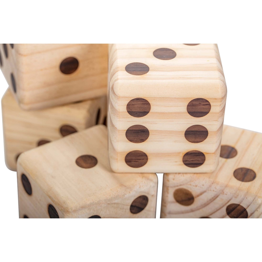 Image 714037_ALTMORE1.jpg, Product 714-037 / Price $54.99, Triumph Giant Wooden Lawn Dice - Includes 6 Large Lawn Dice, Dry-Erase Scorecards, Markers and Carry Bag from Triumph on TSC.ca's Home & Garden department