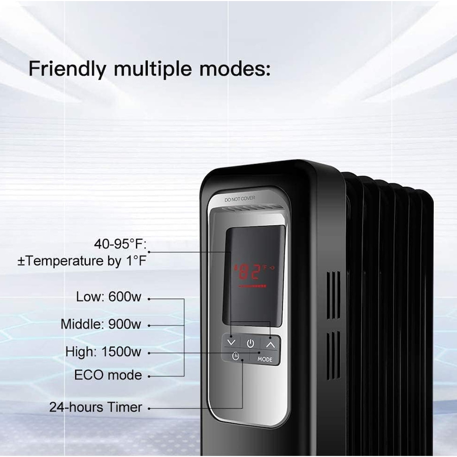 Image 714044_ALTMORE4.jpg, Product 714-044 / Price $159.99, Ecohouzng Digital Oil Filled Heater with Remote from Ecohouzng on TSC.ca's Home & Garden department