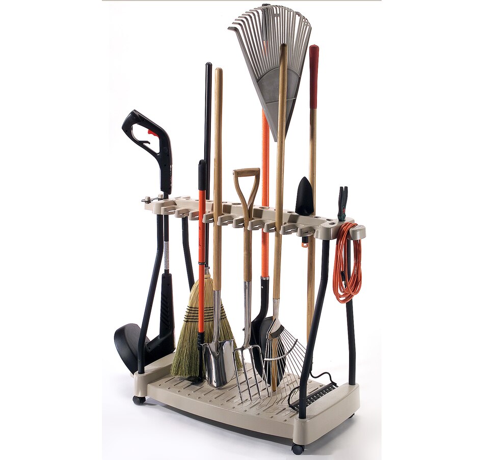 Image 714051_ALTMORE1.jpg, Product 714-051 / Price $99.99, Suncast Tool Rack with Wheels from Suncast on TSC.ca's Home & Garden department