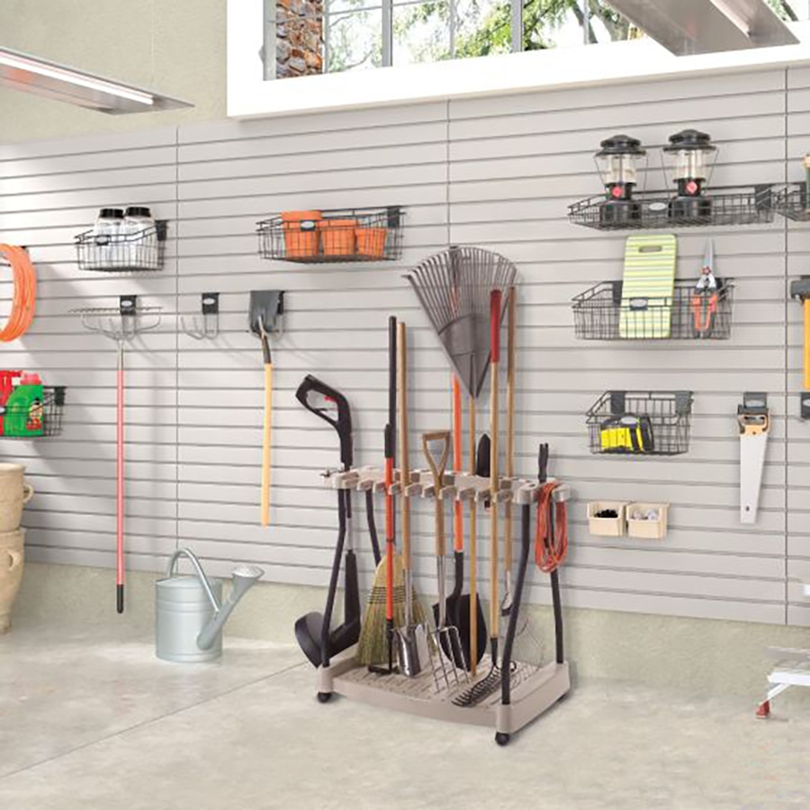 Image 714051_ALTMORE2.jpg, Product 714-051 / Price $129.99, Suncast Tool Rack with Wheels  from Suncast on TSC.ca's Home & Garden department