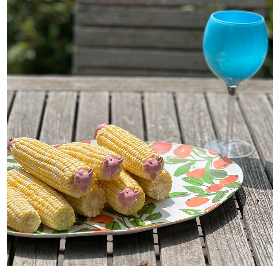 Image 714075_ALTMORE1.jpg, Product 714-075 / Price $20.99, Outset Grillware Piglets Corn Holders (set of 8) from Outset Grillware on TSC.ca's Home & Garden department