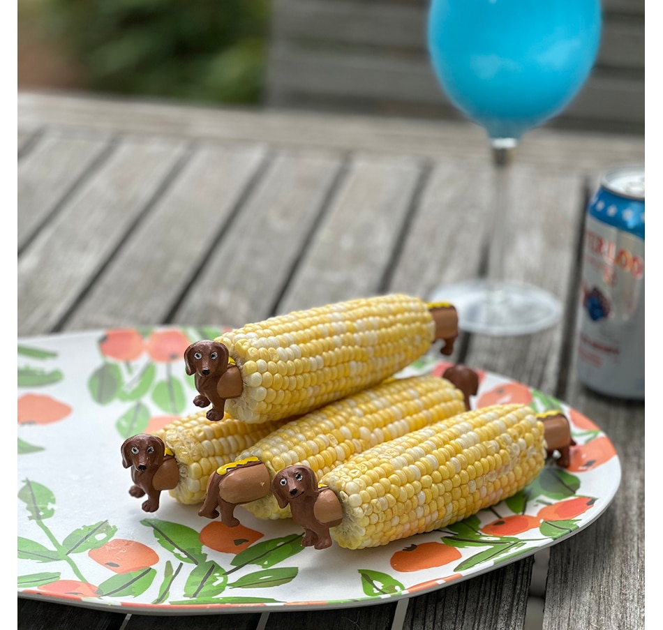 Image 714076_ALTMORE1.jpg, Product 714-076 / Price $20.99, Outset Grillware Dauchund Corn Holders (set of 8) from Outset Grillware on TSC.ca's Home & Garden department