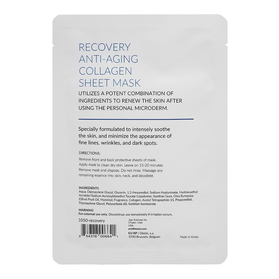 Image 714142_ALTMORE3.jpg, Product 714-142 / Price $37.00, PMD Recovery Anti-Aging Collagen Sheet Mask 5-Piece from PMD Beauty on TSC.ca's Beauty department
