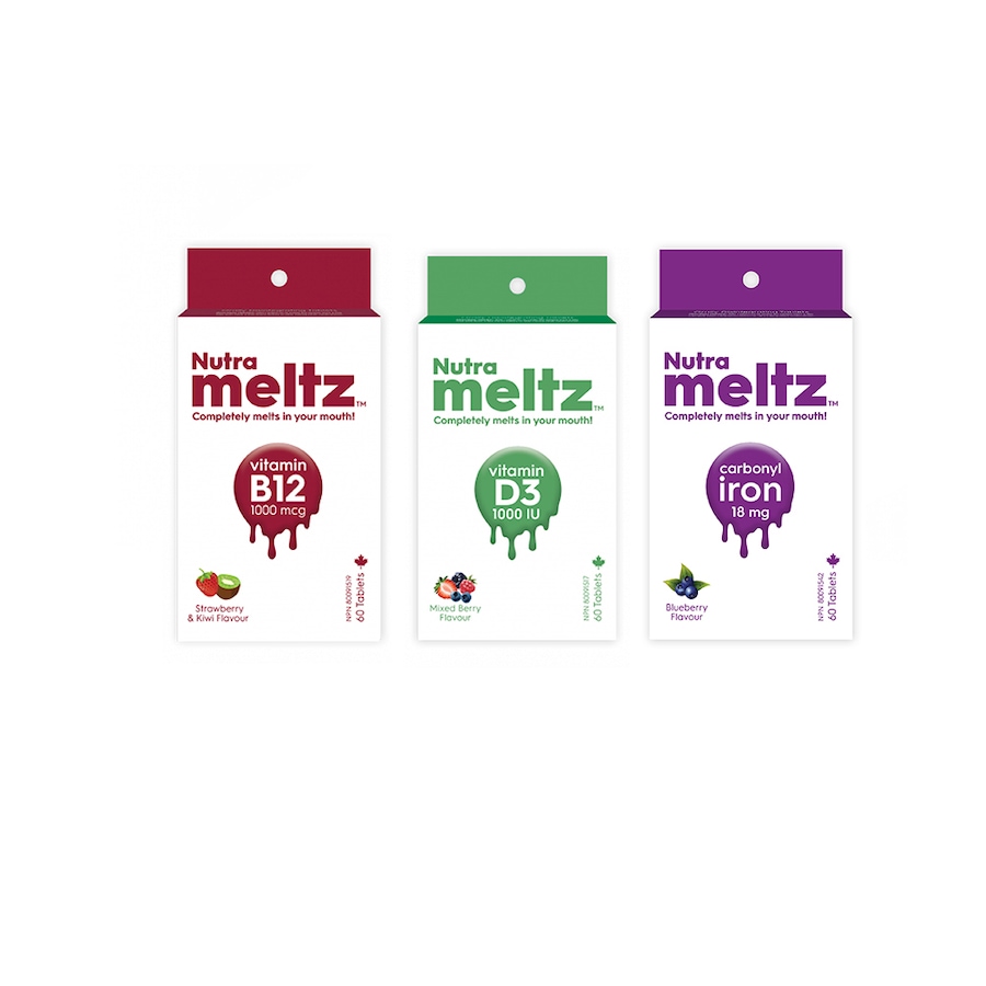 Image 714181.jpg, Product 714-181 / Price $59.00, Nutrameltz Daily Essentail Trio from Nutrameltz on TSC.ca's Health & Fitness department