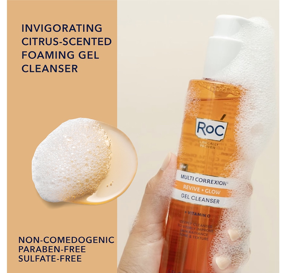 Image 714236_ALTMORE3.jpg, Product 714-236 / Price $17.99, Roc Multi Correxion Revive + Glow Gel Cleanser 177ml from RoC Skincare on TSC.ca's Beauty department