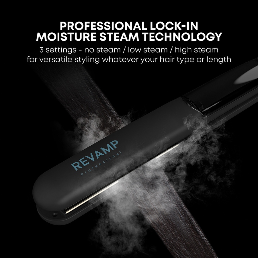 Image 714242_ALTMORE13.jpg, Product 714-242 / Price $139.99, Revamp Progloss Steamcare Ceramic Hair Straightener from Revamp on TSC.ca's Beauty department