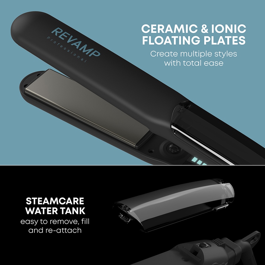 Image 714242_ALTMORE16.jpg, Product 714-242 / Price $139.99, Revamp Progloss Steamcare Ceramic Hair Straightener from Revamp on TSC.ca's Beauty department