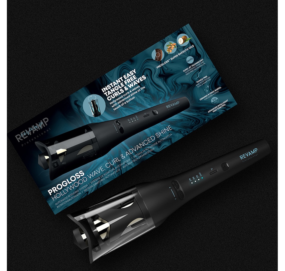 Image 714243_ALTMORE12.jpg, Product 714-243 / Price $149.99, Revamp Progloss Hollywood Wave, Curl & Advanced Shine Automatic Rotating Curler from Revamp on TSC.ca's Beauty department