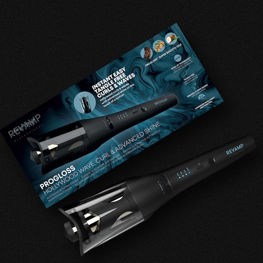 Image 714243_ALTMORE12.jpg, Product 714-243 / Price $149.99, Revamp Progloss Hollywood Wave, Curl & Advanced Shine Automatic Rotating Curler from Revamp on TSC.ca's Beauty department