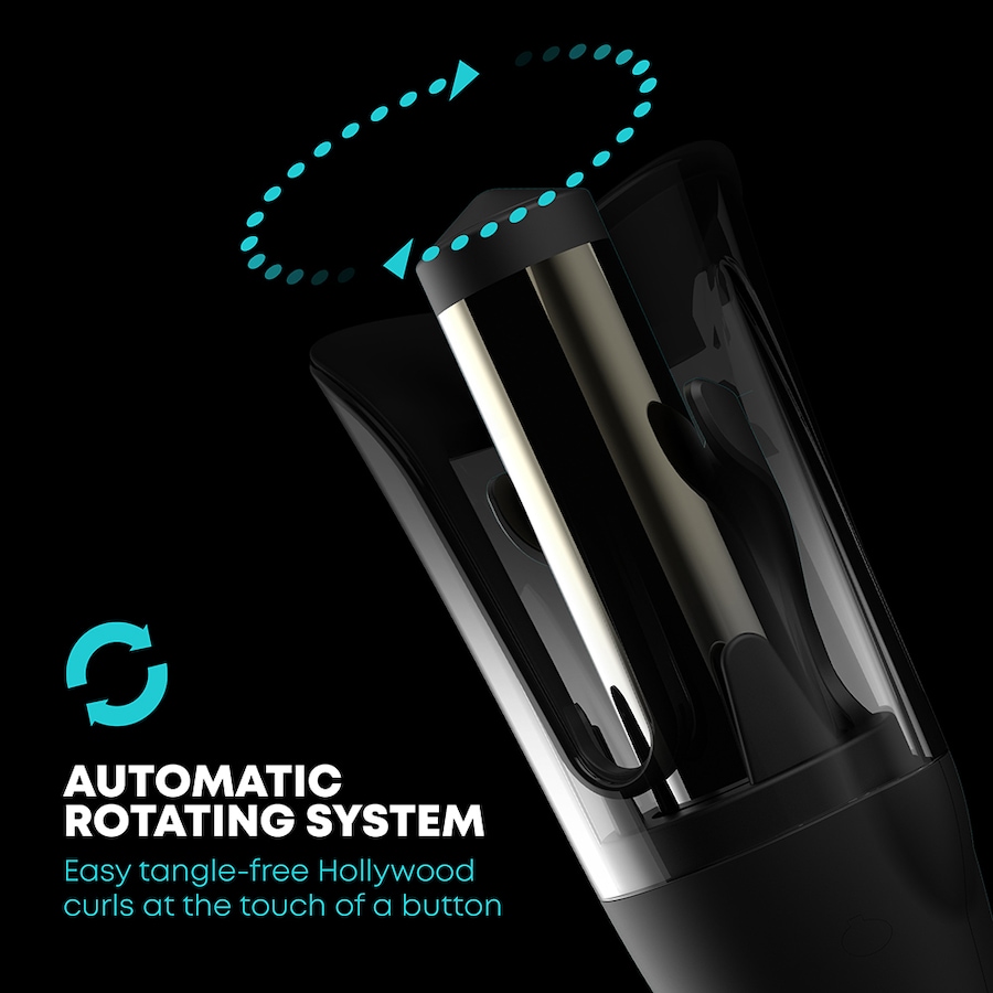 Image 714243_ALTMORE13.jpg, Product 714-243 / Price $149.99, Revamp Progloss Hollywood Wave, Curl & Advanced Shine Automatic Rotating Curler from Revamp on TSC.ca's Beauty department