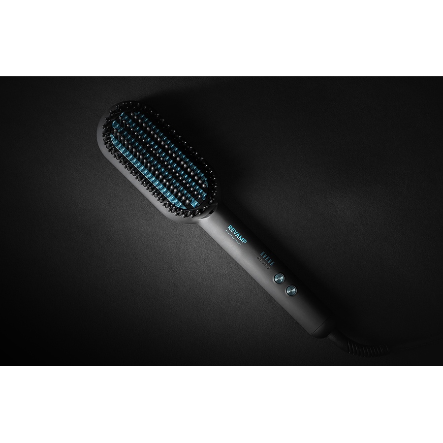 Image 714244_ALTMORE11.jpg, Product 714-244 / Price $139.99, Revamp Progloss Deepform Ceramic Straightening Brush from Revamp on TSC.ca's Beauty department